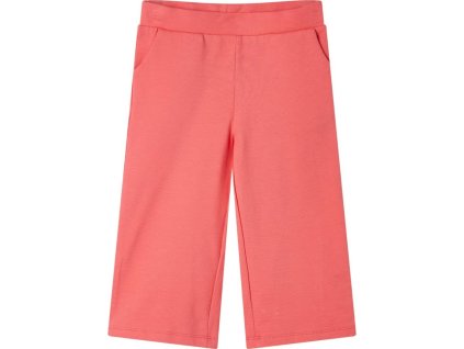 Dětské kalhoty s širokými nohavicemi kobaltově 92 [11044] (Barva Korálová)