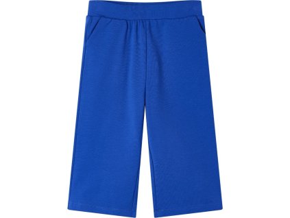 Dětské kalhoty s širokými nohavicemi 140 [11038] (Barva Modrá)
