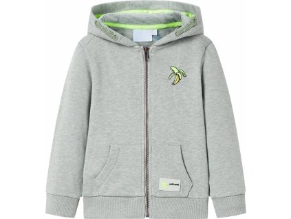 Dětská mikina s kapucí na zip 128 [11692] (Barva Khaki)