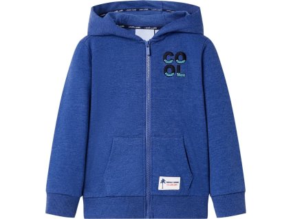Dětská mikina s kapucí na zip 104 [12355] (Barva Modrá)