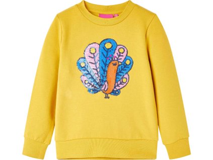 Dětská mikina jasně 140 [13603] (Barva Okrová)