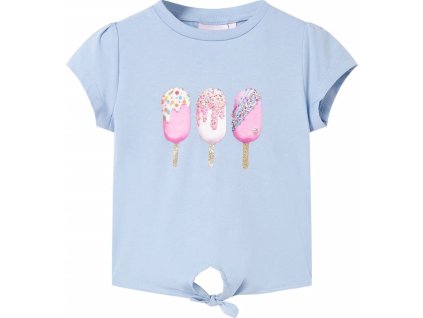 Dětské tričko světle 128 [10697] (Barva Modrá)