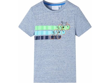 Dětské tričko s krátkým rukávem 140 [12173] (Barva Modrá)