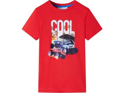 Dětské tričko 116 [12541] (Barva Červená)