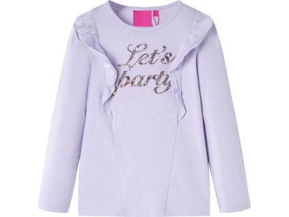 Dětské tričko s dlouhým rukávem 92 [14219] (Barva Šeříková)