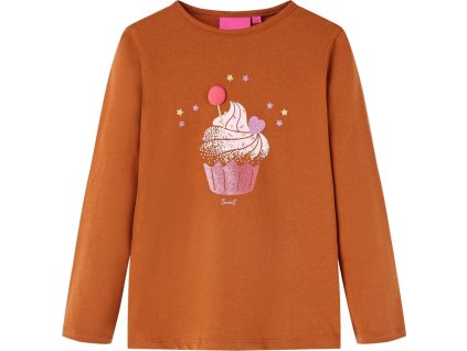 Dětské tričko s dlouhým rukávem 104 [14055] (Barva Světle růžová)