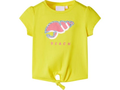 Dětské tričko tmavě 140 [10668] (Barva Žlutá)