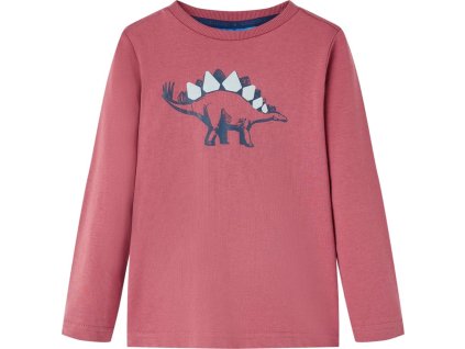 Dětské tričko s dlouhým rukávem tmavě 128 [12867] (Barva tmavě červená)