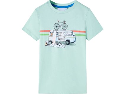 Dětské tričko světle 116 [12046] (Barva Mátová)