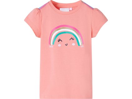 Dětské tričko kobaltově 104 [11115] (Barva Korálová)