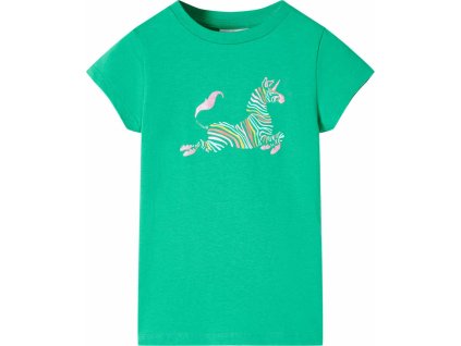 Dětské tričko kobaltově 92 [11059] (Barva Zelená)