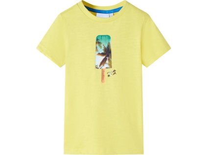 Dětské tričko tmavě 140 [12383] (Barva Žlutá)