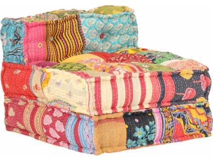 Modulární pouf textil [287702] (Barva Patchwork)