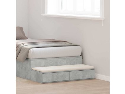 Zásuvky pod postel Betonová šedá 75 x 36.5 x 16.5 cm [866966]