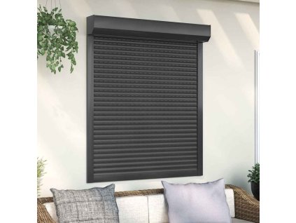 Předokenní roleta hliníková 110 x 130 cm [144982] (Barva Antracitová)