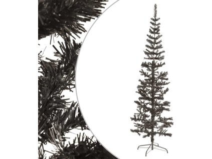 Úzký vánoční stromek 240 cm [329211] (Barva Bílá)