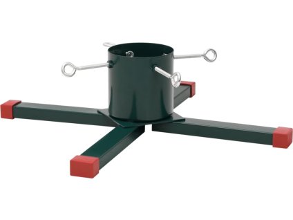 Stojan na vánoční stromek 61 x 61 x 15,5 cm [343332] (Barva Zelená)