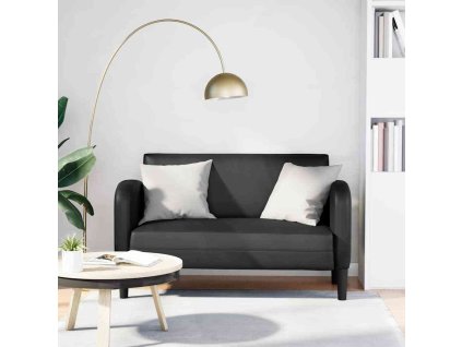 Loveseat Sofa 110 cm umělá kůže [4100536] (Barva Černá)