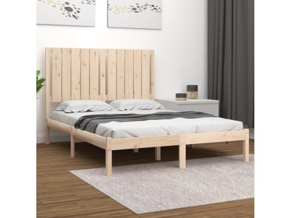 Rám postele masivní borovice 120 x 200 cm [3104410] (Barva Šedá)