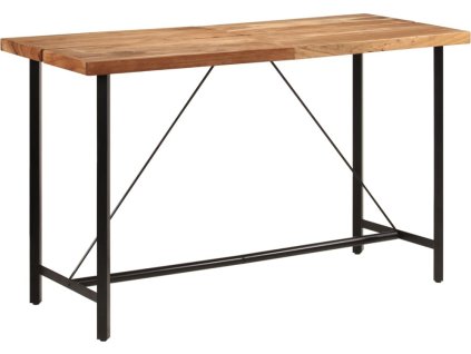 Barový stůl 180 x 70 x 107 cm masivní akáciové dřevo [356378] (Barva Hnědá)