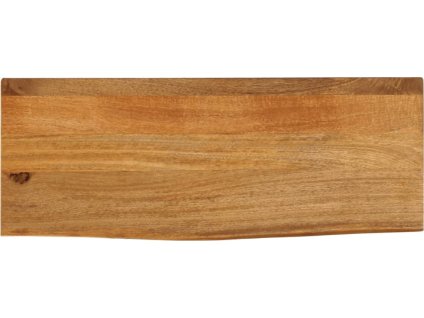 Stolní deska živá hrana 80 x 30 x 3,8 cm masivní mangovník [370574] (Barva dubový povrch)