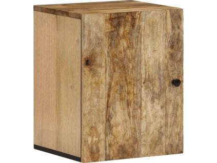 Koupelnová nástěnná skříňka 38x33x48 cm masivní mangovník [356875] (Barva Hnědá)