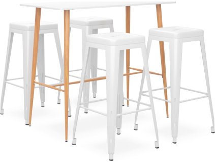 5dílný barový set [3057430] (Barva Bílá)