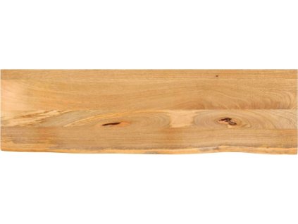 Stolní deska živá hrana 110 x 30 x 2,5 cm masivní mangovník [370433] (Barva Přírodní)