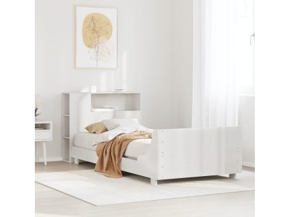 Postel bez matrace 90 x 200 cm masivní borovice [3323670] (Barva Voskově hnědá)