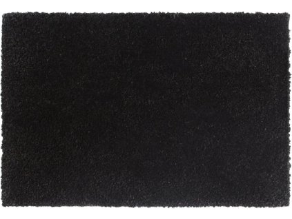 Rohožka před dveře 40 x 60 cm kokosové vlákno [155570] (Barva Černá)