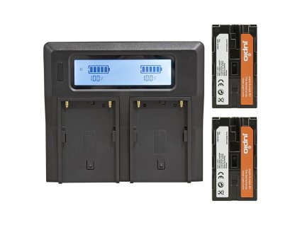 Set Jupio 2ks baterie NP-F970 (6000mAh) s duální nabíječkou  [54984577]