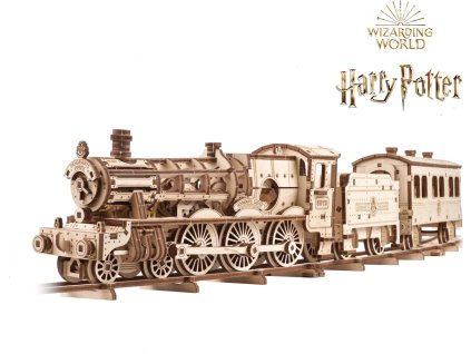 Puzzle Ugears 3D dřevěné mechanické Harry Potter Bradavický expres [6950343]