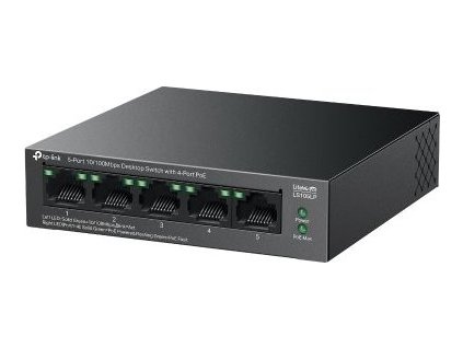 Switch TP-Link LS105LP 1x LAN, 4x LAN s PoE, 41W [52453514]