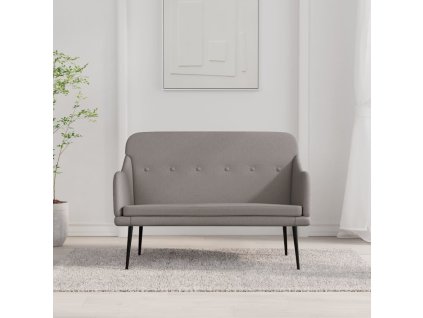 Lavice 110 x 76 x 80 cm textil [351488] (Barva Taupe)