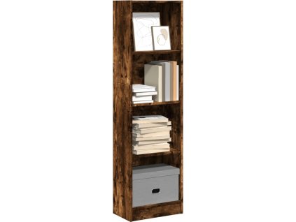 Knihovna 40 x 24 x 143 cm kompozitní dřevo [857787] (Barva Kouřový dub)