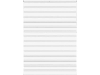 Zebra roleta 155x230 cm šířka látky 150,9 cm polyester [4014818] (Barva Bílá)