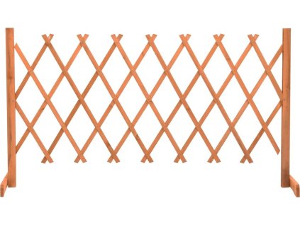 Zahradní trelážový plot 150 x 80 cm masivní jedle [314826] (Barva Oranžová)