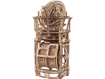 Hračka Ugears 3D dřevěné mechanické puzzle Hodinový strojek s tourbillonem [6950377]