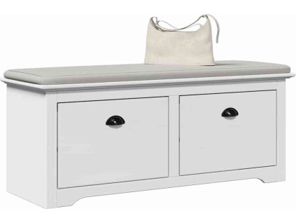 Lavice do předsíně "BODO" 114x40x45 cm [4016870] (Barva Bílo-hnědá)