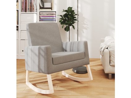 Houpací křeslo textil [329419] (Barva Hnědá)