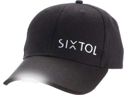 LED kšiltovka Sixtol se světlem B-CAP 25lm, nabíjecí, USB, černá  [6365030]