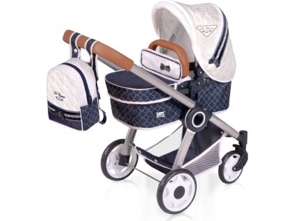 Dětský kočárek DeCuevas 80537 skládací pro panenky 3 v 1 s batůžkem TOP Collection 2020 - 70 cm [6908595]