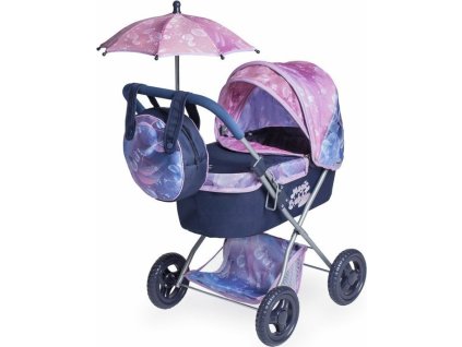 Dětský kočárek DeCuevas 85076 skládací pro panenky se slunečníkem a taškou Magic Bubble 2024 - 60 cm [6908599]
