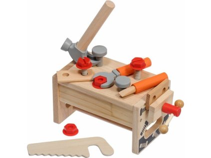 Sada Lucy & Leo dřevěná 182 Velký tesař - nářadí s ponkem  [6909102]