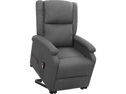 Zvedací křeslo textil [3100366] (Barva Modrá)