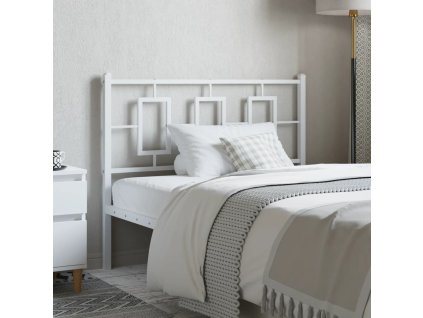 Kovové náhradní čelo postele 107 cm [374320] (Barva Bílá)