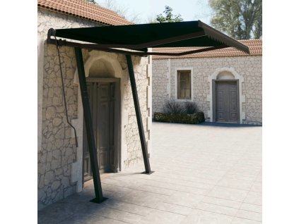 Automatická zatahovací markýza se sloupky 3 x 2,5 m [3070109] (Barva Antracitová)