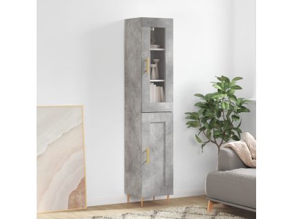 Skříň highboard 34,5 x 34 x 180 cm kompozitní dřevo [3199484] (Barva dub sonoma)