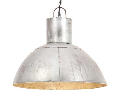 Závěsné svítidlo 25 W kulaté 48 cm E27 [320563] (Barva Stříbrná)