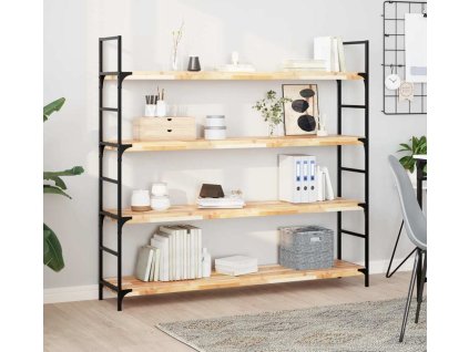 Plovoucí police 3 ks 140 x 30 x 4 cm olejované akáciové dřevo [3279625] (Barva S olejovou povrchovou úpravou)